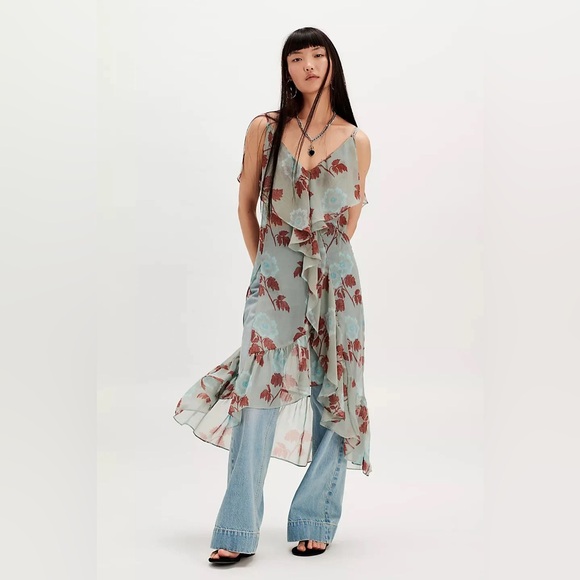 Free People Sunfaded Maxi Top